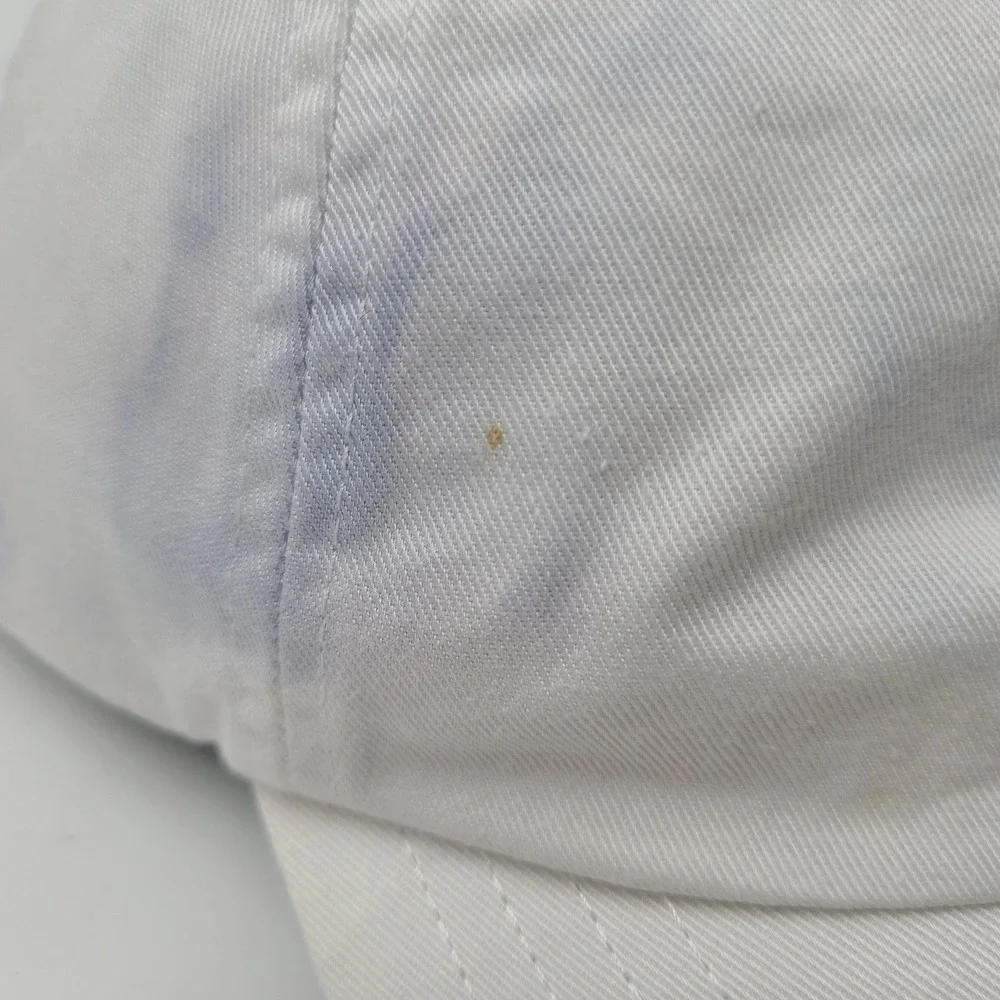 Youth Polo Ralph Lauren Hat Strapback White Blue Tie Dye Pony Logo Size 8-20 Boy